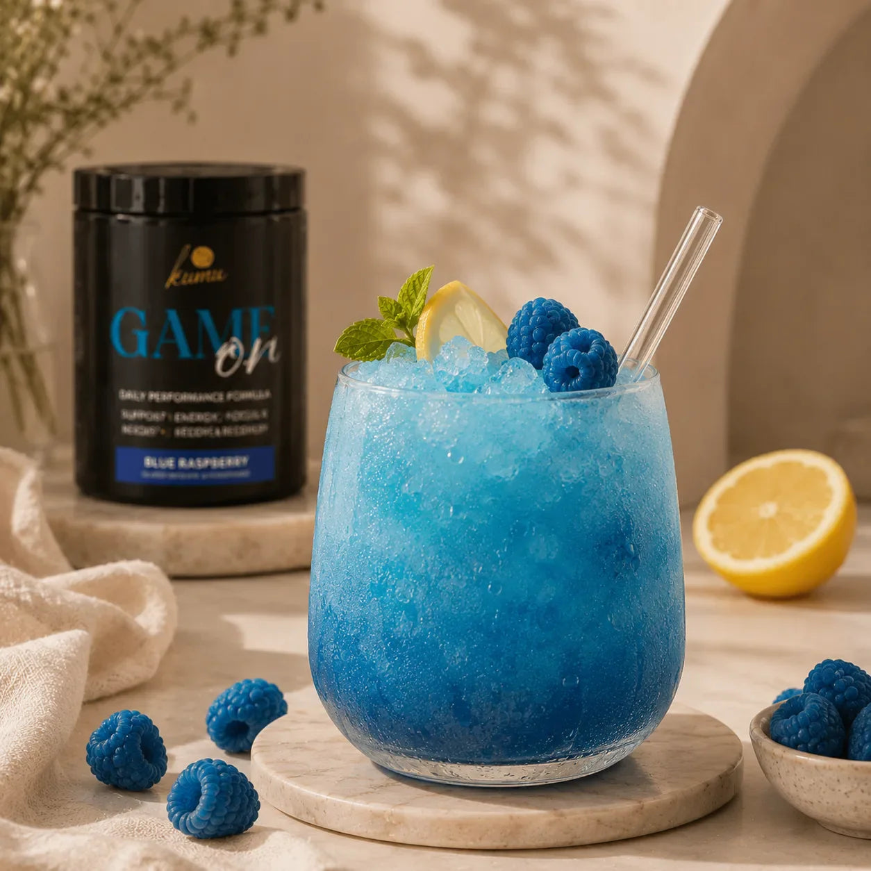 Recipe: Blue Raspberry Focus Slush