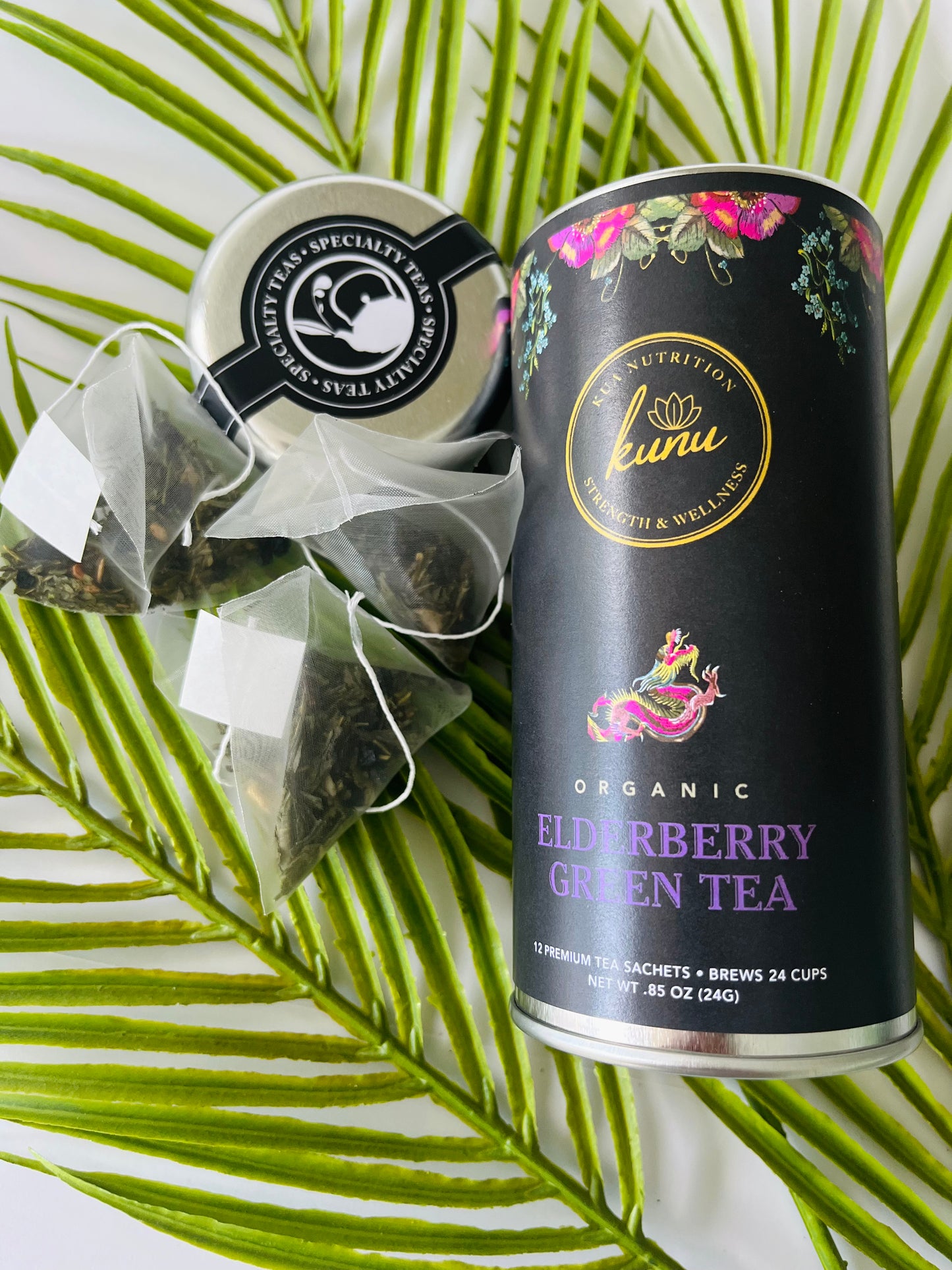 Elderberry Green Tea